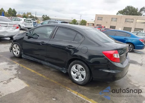 2012 Honda Civic Lx z USA, uszkodzony, nr VIN 19XFB2F56CE327131